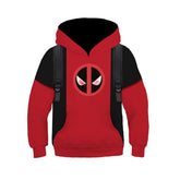 Kids Deadpool Cosplay Boys Hoodie Pullover Sweaters Christmas Sweatshirt Kidpool  Adomoo